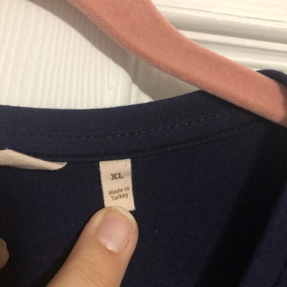 Soft surroundings blue tunic shirt wit faux sheer shirt hem women’s plus size XL - Picture 6 of 9